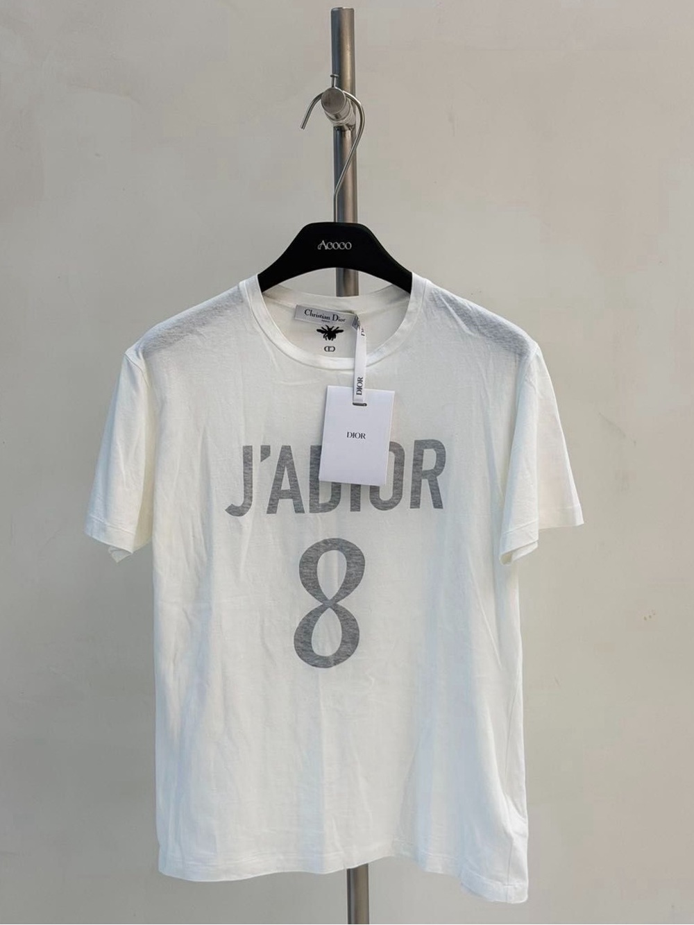 🚩steal Dior White J'Adior 8 Graphic Short Sleeve Tee
